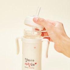 喜臨防脹氣寬口奶瓶吸管學習手把配件